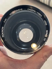 Rokinon .6X Semi-Fisheye Camera/Video Lens Series VII In Case, Japan