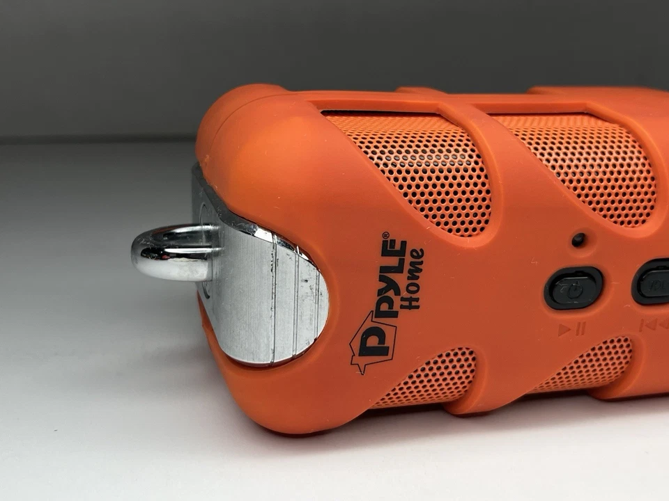 Pyle PWPBT60 声箱 Splash 海洋级便携式无线扬声器 - 橙色 — 第 3/4 张图片