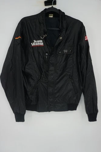 Vintage Simpson Team Strange Engineering Racing Jacket Nylon 80s Men's Large - product listing photo