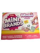 Mini Brands Kawaii Advent Calendar by ZURU, Collectible Seaonal Toys for Girls