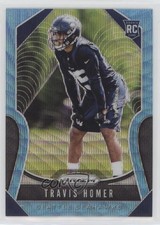 2019 Panini Prizm Rookies Blue Wave Prizm 173/199 Travis Homer #340 z4k