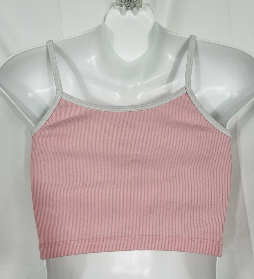 Vintage Roxy Y2K Womens Tank Top Baby Tee Ribbed Crop Tropical Palm Tree Size S - Image 4 of 4