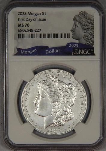 2023 Morgan Silver Dollar NGC MS70 First Day of Issue $1