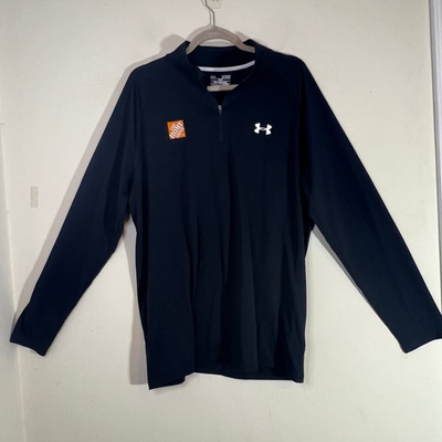 #ad Under Armour The Home Depot 1 4 Zip Long Sleeve Shirt Employee Work Uniform $14.90
