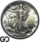 1939 Walking Liberty Half Dollar, Lustrous Beauty