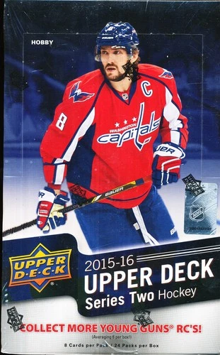 2015/16 UPPER DECK SERIES 2 SEALED HOBBY HOCKEY BOX