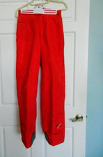 Vintage, Roffe Ski Wear, Ladies Falcon Red Ski Pants, Size 12