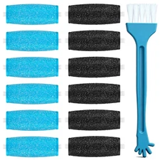 12 Pack Replacement Foot Rollers 6 Extra Coarse 6 Regular Grit for Electric Call