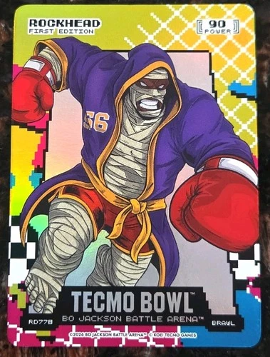 2026 Bo Jackson Battle Arena / Tecmo Bowl / Rockhead/ 90s Rad / Brawl RD778