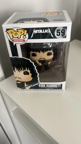 Funko Pop! Rocks – Metallica Kirk Hammett #59 Vinyl Figure (Vaulted, Mint Box)