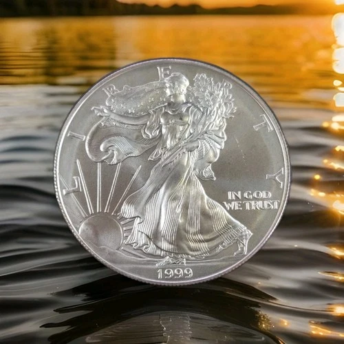 1999 SILVER EAGLE Coin- 1oz .999 Pure -THESE ARE GETTING HARD TO FIND~ BUY NOW!!