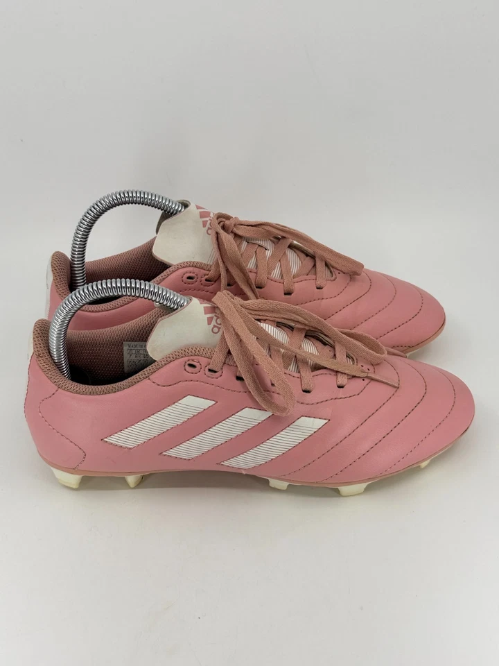 Adidas Goletto VIII FG J Jóvenes Niñas Botines de Fútbol Rosa GW6164 Talla 7 Zapatos Foto 2 de 4