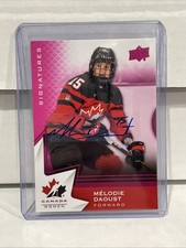 Melodie Daoust Purple Auto 2020 Team Canada Juniors Women’s 