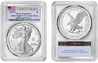 2025 W Silver American Eagle $1 U.S. Army Privy PCGS Gem Proof  First Strike #2