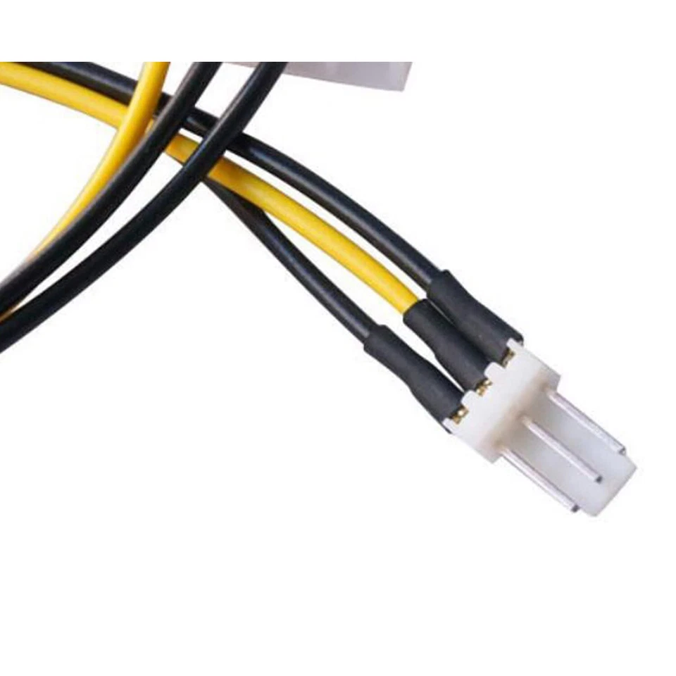100pcs 3-Pin ATX Fan to 4-Pin Molex IDE Connector PC CPU Fan Power Adapter Cable - Image 4 of 4