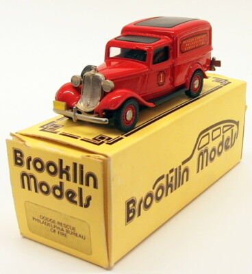 Modèle Réduit Brooklin 1/43 - Dodge Pick-Up Cable Service Truck 1935 - Métal Neuf Fabriqué Au Royaume-Uni