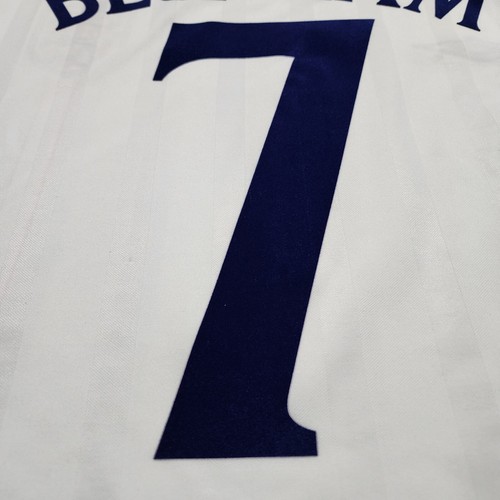 2002 Umbro England Home Soccer Jersey David Beckham Men XL World Cup - Picture 10 of 11