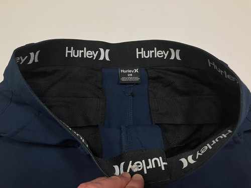 HURLEY Blue CHINO GOLF SHORTS Summer Surf-Style Skate Gym Kid Sz 28 Youth Boys - Picture 2 of 7