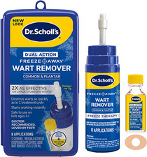 Dr. Scholl's Dual Action Freeze Away WART Remover, 8 Applications // Freeze