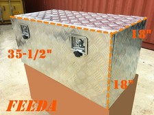 Aluminum Tool Box Truck Storage Trailer Tractor Under Bed Trailer  36