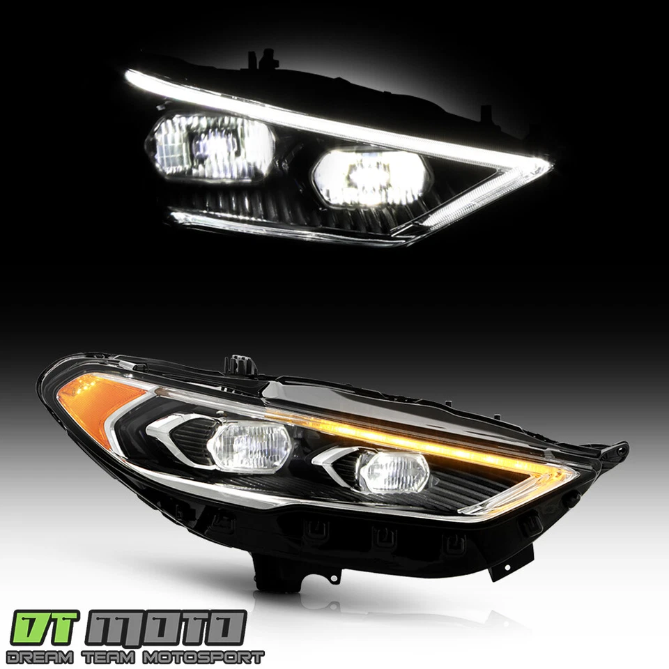 2017-2020 Ford Fusion Factory Full LED Projector Headlight Headlamp - Passenger - Imagem 2 de 4