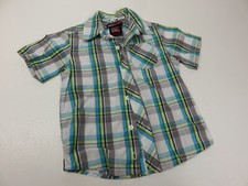 Tony Hawk Plaid Button Up Short Sleeve Shirt 3 Toddler BE4A2303