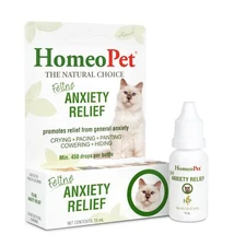 HomeoPet Feline Anxiety Relief 15 oz Natural Cat Calming Medicine