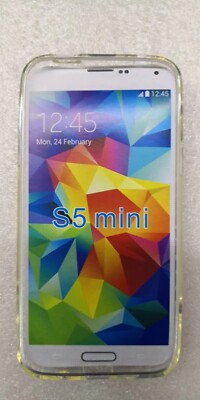 Schutzhülle Silikon Case für Samsung Galaxy S5 mini TPU Hülle transparent
