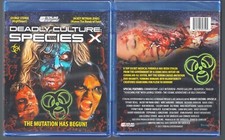Deadly Culture: Species X Blu-ray 2023 Zombie Gore Horror - New Sealed