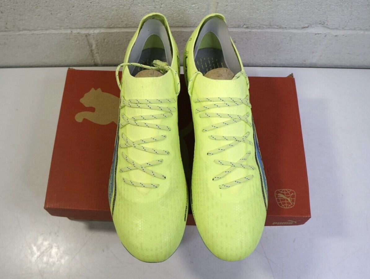 Puma Ultimate FG/AG Soccer Cleats, 106868-01, Fizzy Light Green