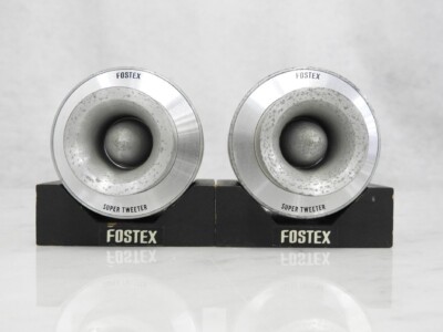 Fostex FT90H Horn Type Super Tweeter Pair Set Used from