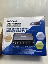 TASCAM US-125M USB Audio/MIDI Interface With Mixer Function - MINT!