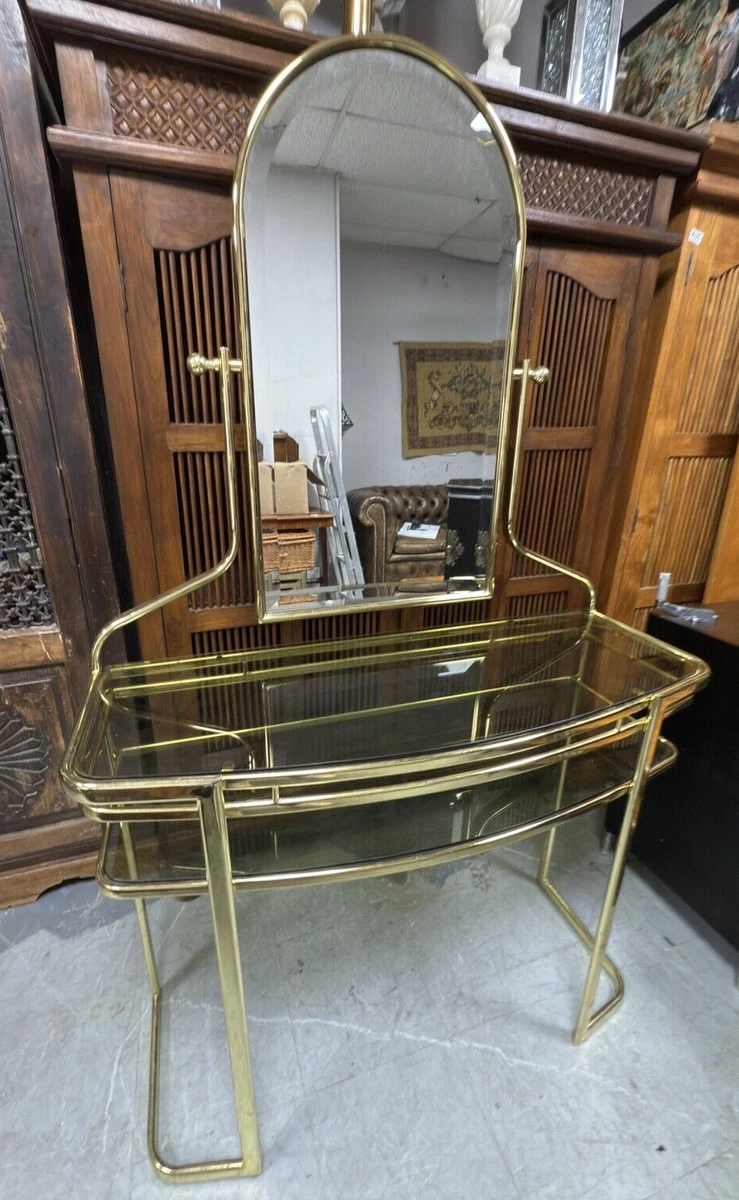 slim fit dress slacks Putney Ivory & Gold Dressing Table