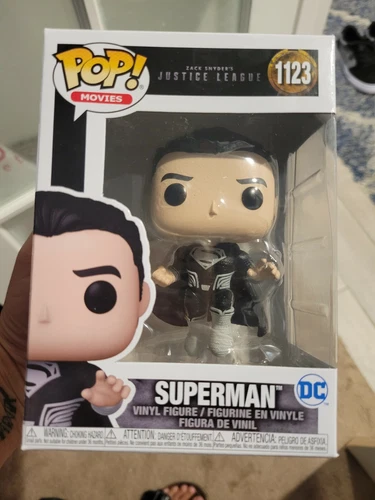 Funko Pop Movies Zack Snyder's Justice League Black Suit Superman #1123 NIB NRFB