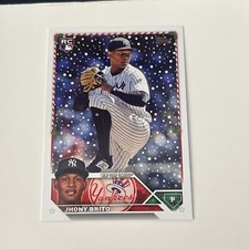 2023 Topps Holiday Jhony Brito #H138 Rookie RC