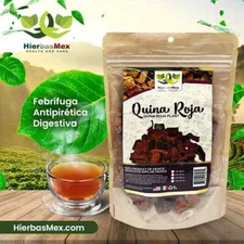 Quina Roja 4oz organic Herb Cinchona Bark HierbasMex Tea/infusion