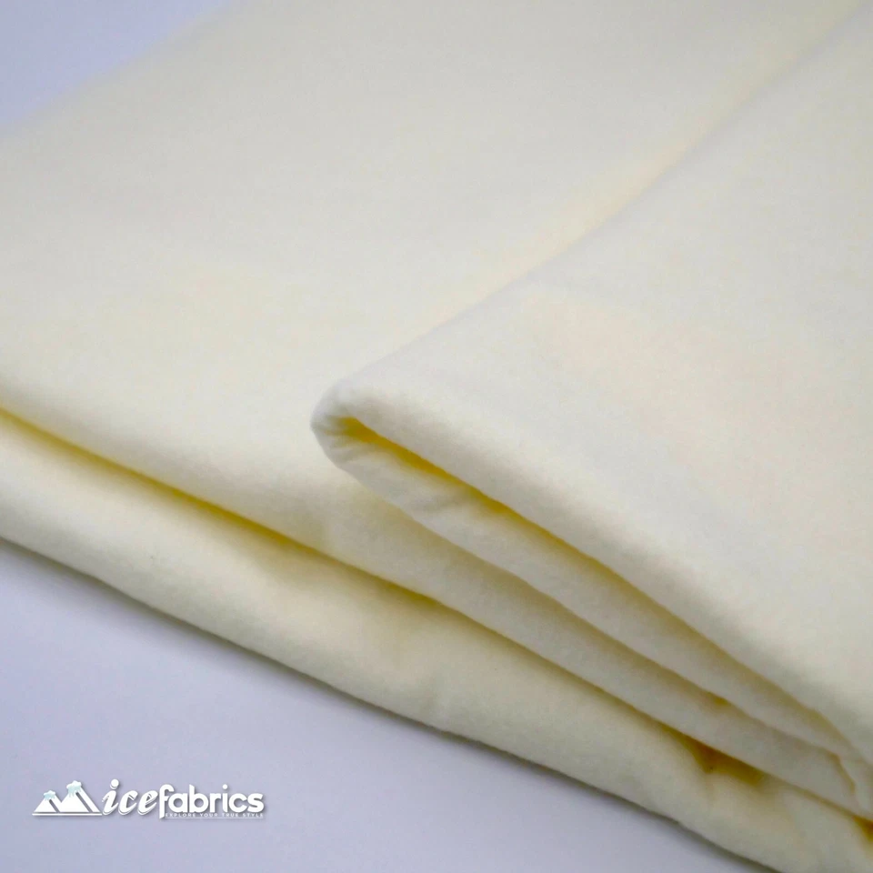 Ivory ACRYLIC FELT FABRIC By The Yard _72" WIDE_ Thick and Soft Felt Fabric - Image 4 of 4