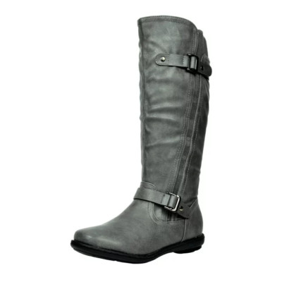 Women's Dream Pairs Trace Boots, Style# CCA8DCCV, Size 11, Color Grey