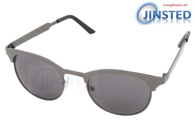 Erwachsene Grau Sonnenbrille Mode Sommer Nuancen Browline Rahmen UV400 AR014