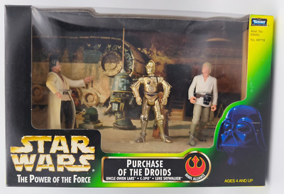 Vintage - POTF Cinema Scene: Purchase of the Droids - Owen Lars - Luke - C-3PO