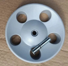 1 - Hoover FH50150  Wheel & Axle for Power Scrub Deluxe Carpet Cleaner 521683