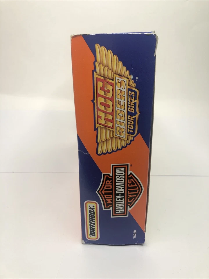 Caixa de fósforos Harley Davidson 1992 motor fundido Hog Riders bicicletas de turismo nova na caixa - Imagem 4 de 4