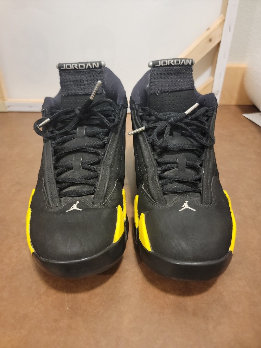 Nike Air Jordan 14 XIV Retro Thunder 487471-070 Yellow Black