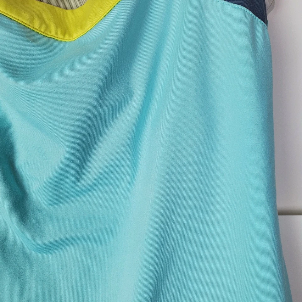 Camiseta deportiva de rendimiento para mujer Tail Tech azul sin mangas tenis golf Foto 2 de 4