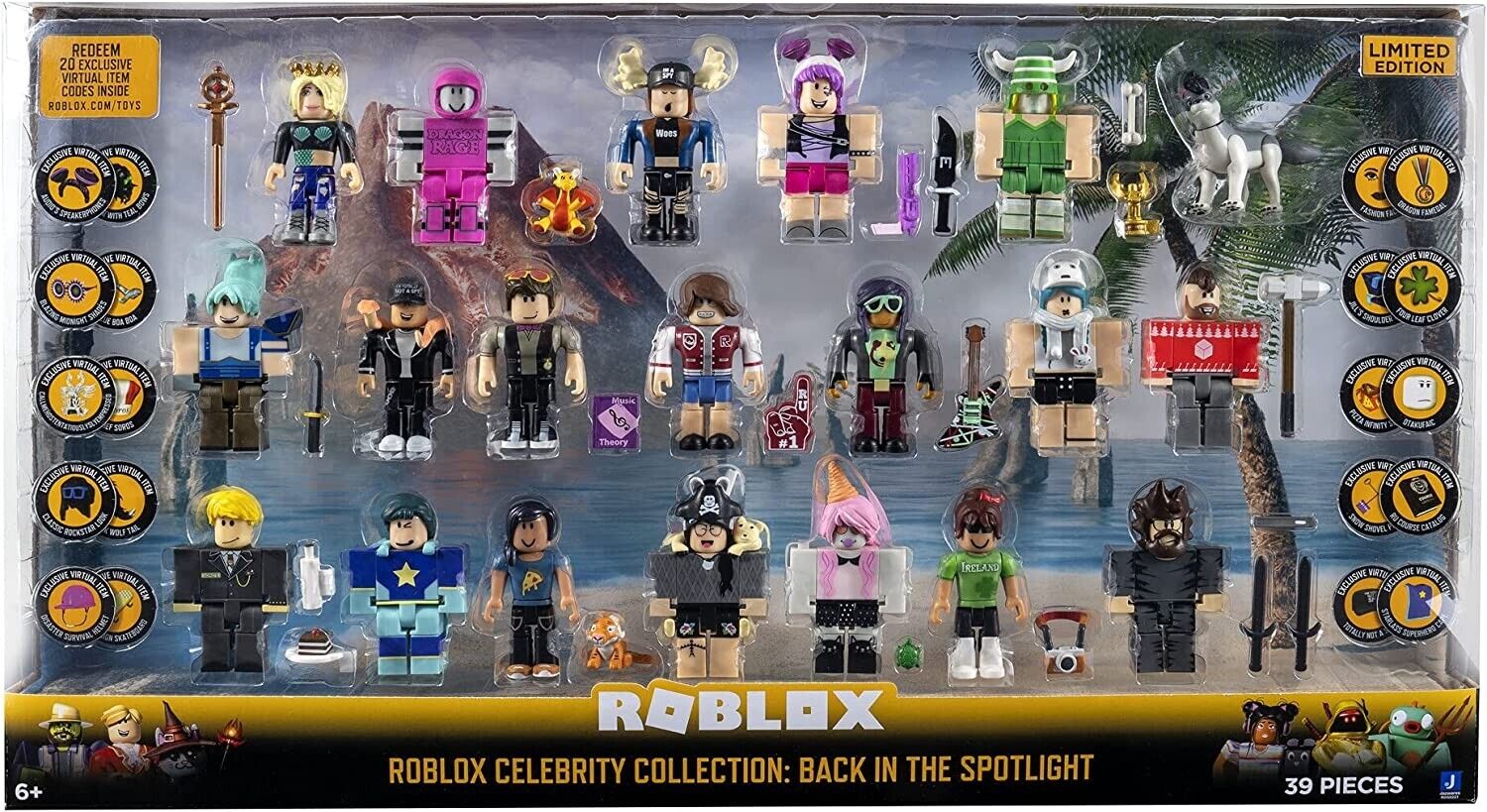 Roblox Action Collection: from The Vault 20 Figure Pack [Includes 20  Exclusive Virtual Items] for 6 years and up, includes One Collector's Set