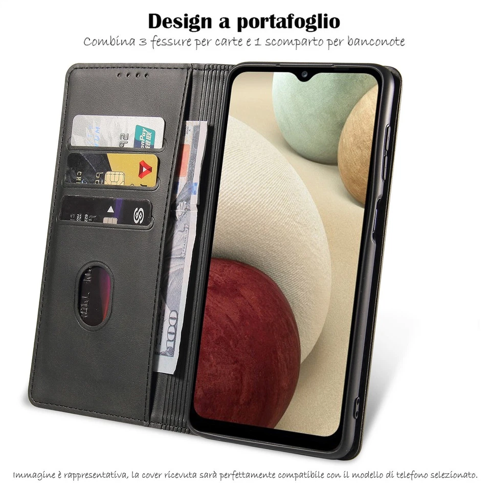 Custodia Cover a Libro Stand per Google tutti i modelli in Ecopelle pelle C01 - Immagine 2 di 4