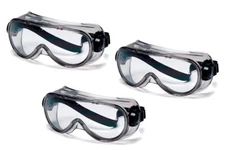 Pyramex G304TN High Impact Splash Safety Goggles (3-Pack)