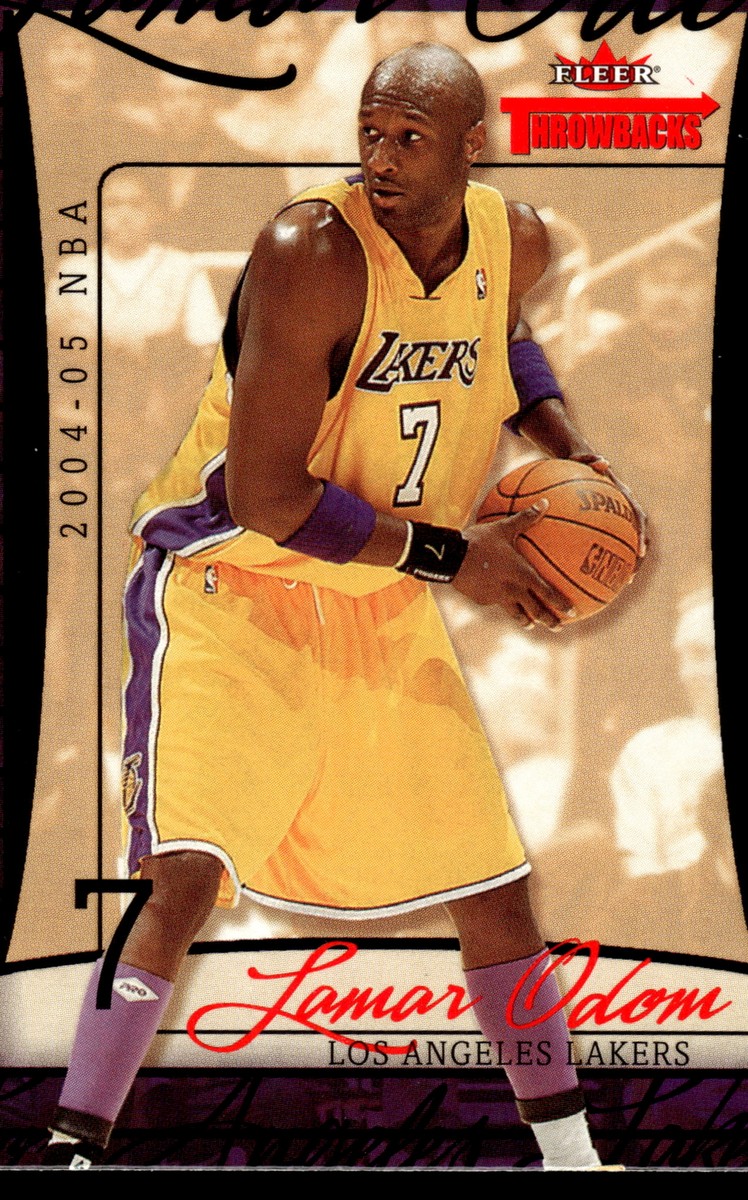 2004-05 Fleer Throwbacks #7 Lamar Odom Los Angeles Lakers | eBay