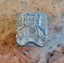 Vintage 3D Craftool Co USA Leather Stamp, Teddy Bear, 8412