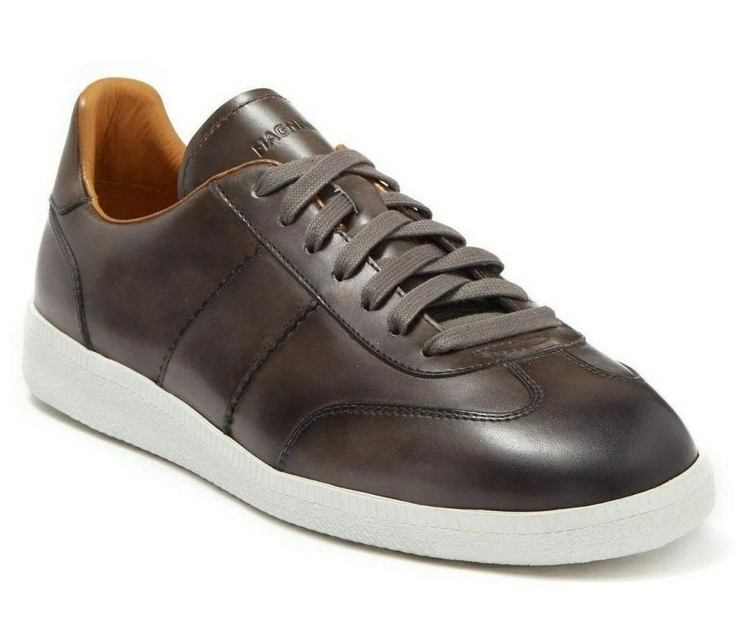 Sleek Gray Style: Magnanni Gray Sneakers